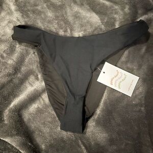 NEW Black Bikini Bottom Dippin Daisys Size S